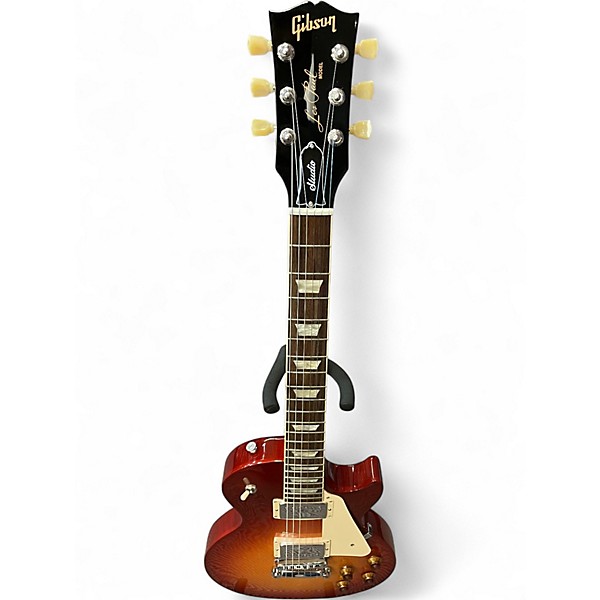 Used 2024 Gibson Les Paul Studio Cherry Sunburst Solid Body Electric Guitar