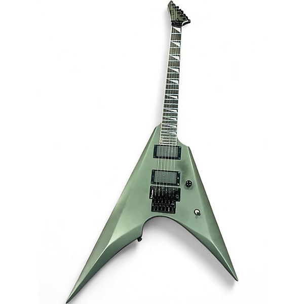 Used ESP ltd arrow 200 Green Satin Solid Body Electric Guitar