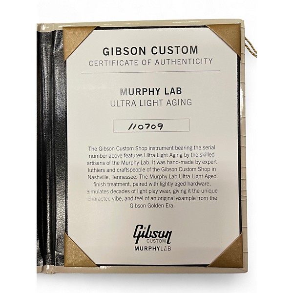 Used 2021 Gibson ES335 MURPHY LAB Cherry Hollow Body Electric Guitar