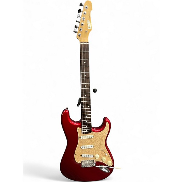 Used ESP TRADITIONAL Red Solid Body Electric Guitar