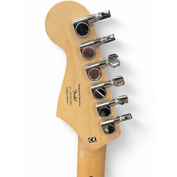 Used Squier Standard Stratocaster 2 Tone Sunburst Solid Body Electric Guitar