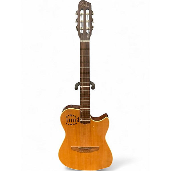 Used Godin Multiac Duet Natural Classical Acoustic Electric Guitar