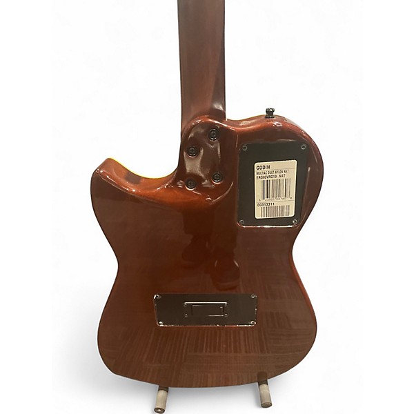 Used Godin Multiac Duet Natural Classical Acoustic Electric Guitar