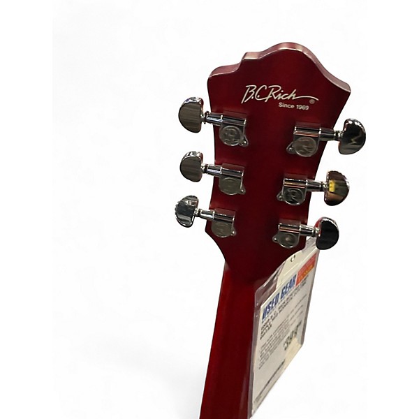 Used B.C. Rich BCR3TRD Candy Apple Red Acoustic Electric Guitar