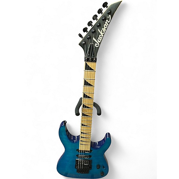 Used Jackson JS32 Dinky Blue Solid Body Electric Guitar