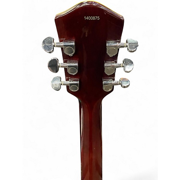 Used Eastwood airline h78 2 Tone Sunburst Hollow Body Electric Guitar