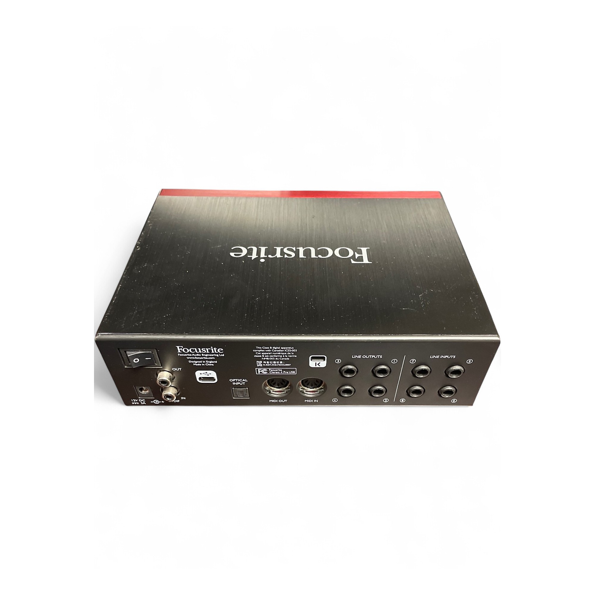 Used Focusrite Clarett 4Pre Audio Interface | Guitar Center Used Focusrite Clarett 4Pre Audio Interface | Guitar Center