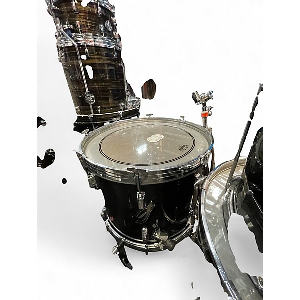 Used 1987 TAMA 4 Piece Swingstar Black Drum Kit