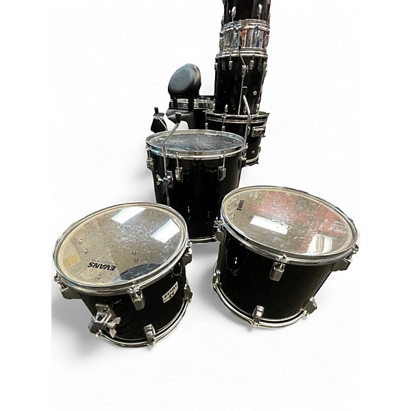 Used 1987 TAMA 4 Piece Swingstar Black Drum Kit