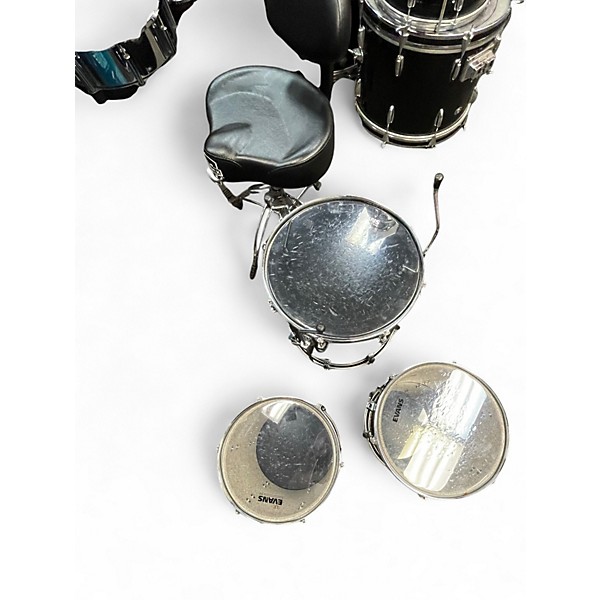 Used 1987 TAMA 4 Piece Swingstar Black Drum Kit
