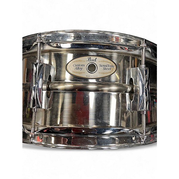 Used Pearl 5X14 Sensitone Snare steel Drum