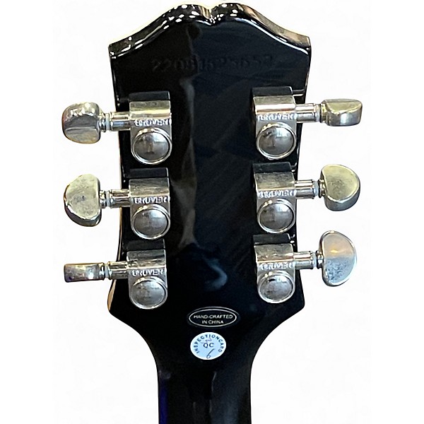 Used 2023 Epiphone Les Paul Custom Silverburst Solid Body Electric Guitar