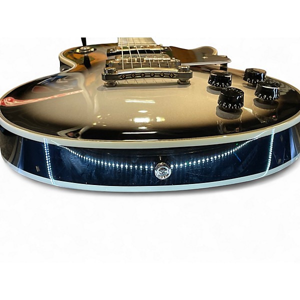 Used 2023 Epiphone Les Paul Custom Silverburst Solid Body Electric Guitar