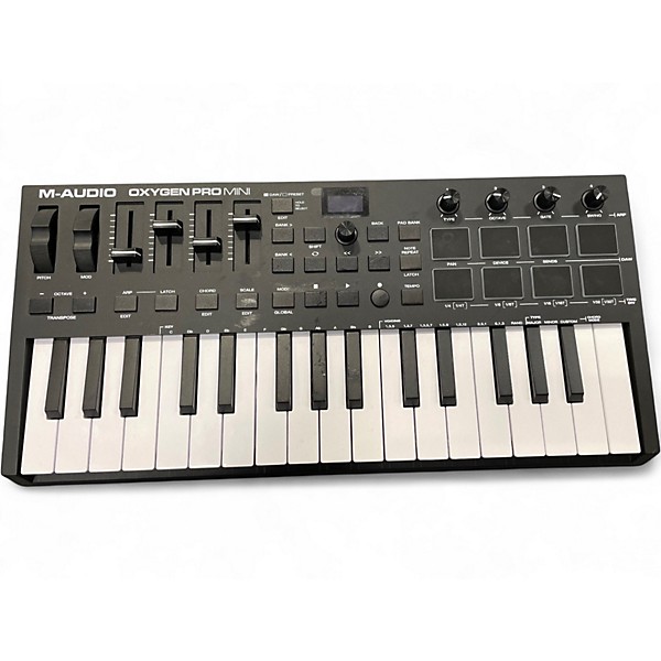 Used M-Audio OXYGEN PRO MINI MIDI Controller