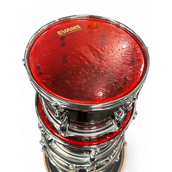 Used Pearl 5 Piece Export Smokey Chrome Drum Kit