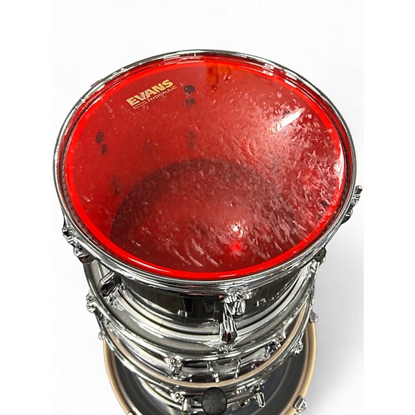 Used Pearl 5 Piece Export Smokey Chrome Drum Kit