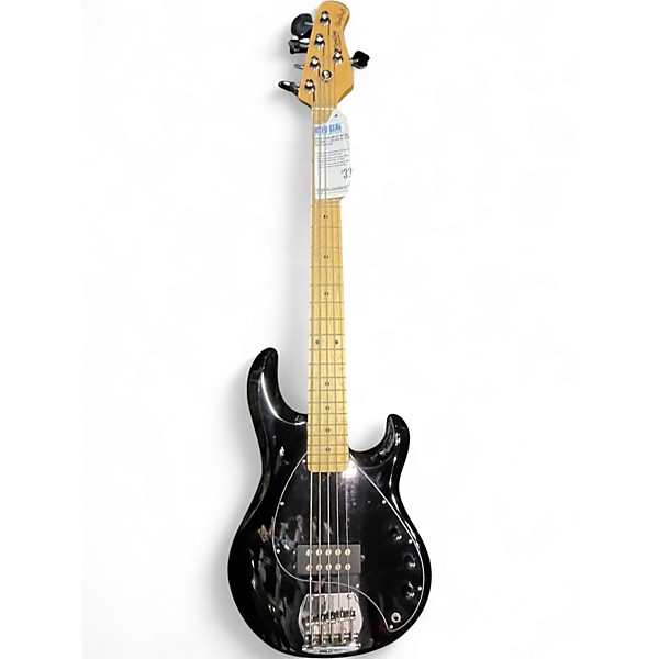 Used Sterling by Music Man STINGRAY 5 Black Electric Bass Guitar
