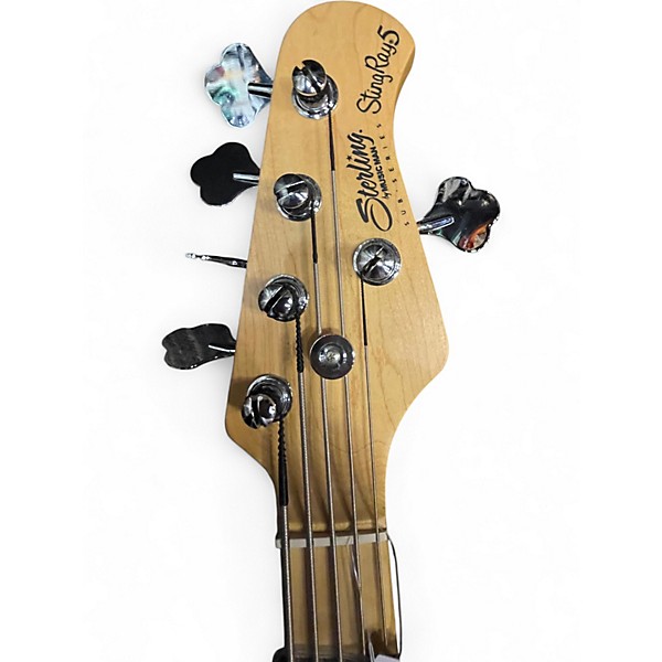 Used Sterling by Music Man STINGRAY 5 Black Electric Bass Guitar