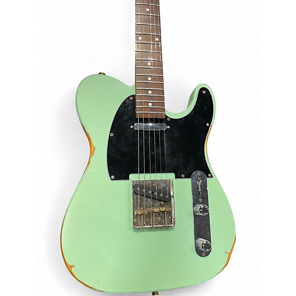 Used Earl Slick SL52 SINGLE CUT T STYLE Green Solid Body Electric Guitar