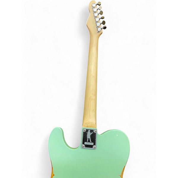 Used Earl Slick SL52 SINGLE CUT T STYLE Green Solid Body Electric Guitar