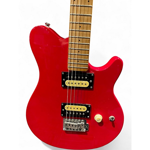 Used OLP MM1 Candy Apple Red Solid Body Electric Guitar