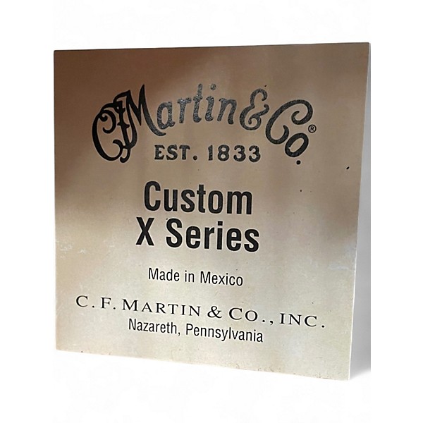Used Martin CUSTOM X SERIES Natural Acoustic Guitar