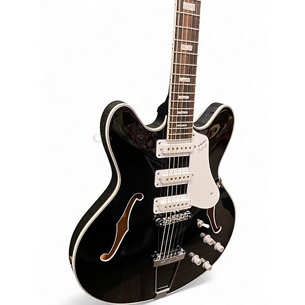 Used VOX Bobcat S66 Black Hollow Body Electric Guitar