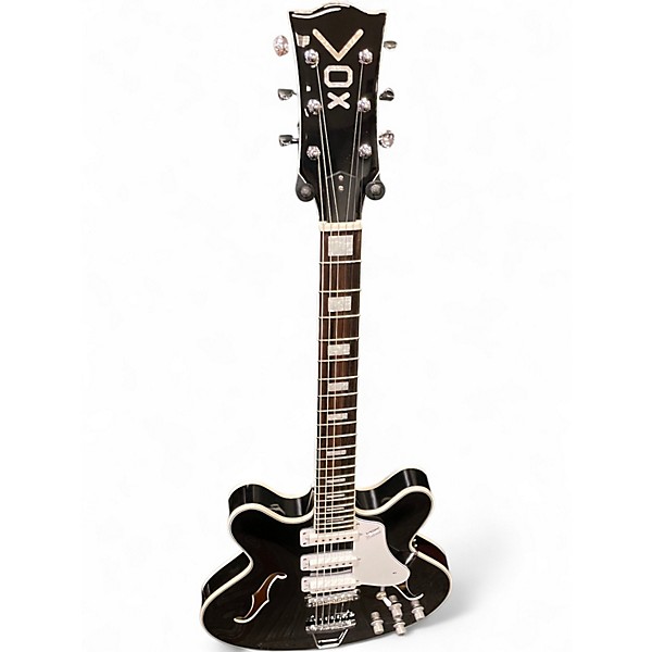 Used VOX Bobcat S66 Black Hollow Body Electric Guitar