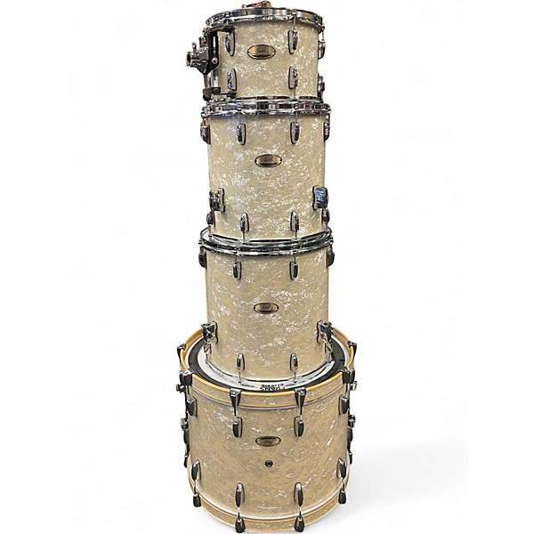 Used Pearl 4 Piece Session Studio Select Nicotine White Marine Pearl Drum Kit