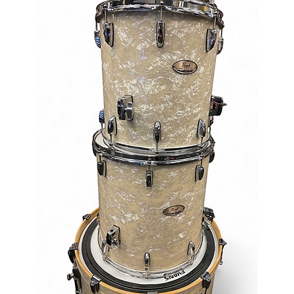 Used Pearl 4 Piece Session Studio Select Nicotine White Marine Pearl Drum Kit