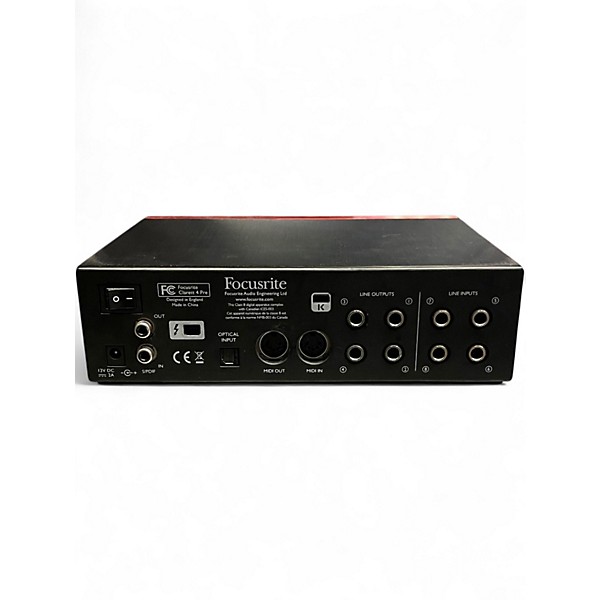 Used Focusrite Clarett 4Pre Audio Interface
