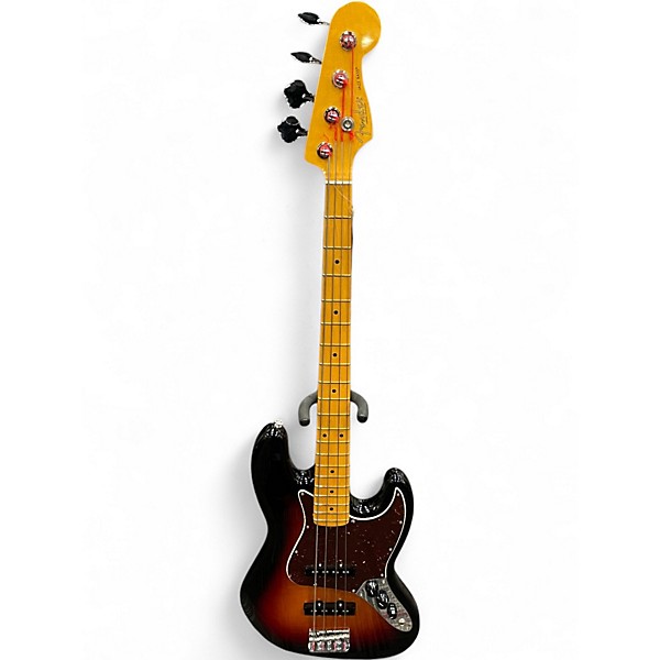 Used Fender American Professional II Jazz Bass 2 Color Sunburst Electric Bass Guitar