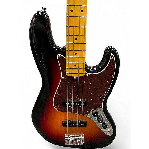 Used Fender American Professional II Jazz Bass 2 Color Sunburst Electric Bass Guitar