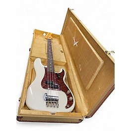 Used Fender 61 p bass sean hurley custom shop white Electric Bass Guitar
