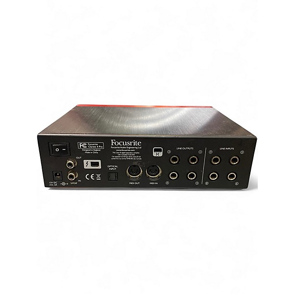 Used Focusrite Clarett 4Pre Audio Interface
