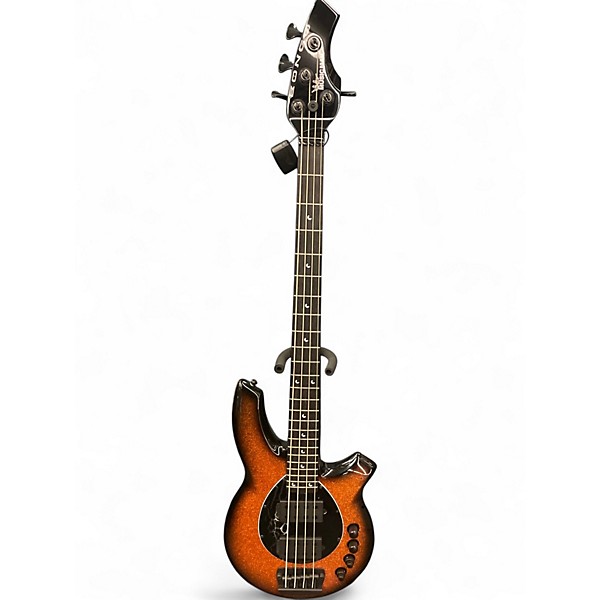 Used Ernie Ball Music Man Bongo 4 String HARVEST ORANGE Electric Bass Guitar