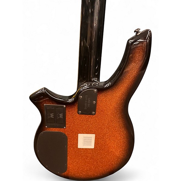 Used Ernie Ball Music Man Bongo 4 String HARVEST ORANGE Electric Bass Guitar