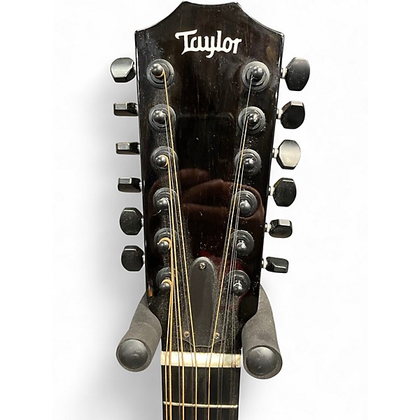 Used Taylor 250CE Black 12 String Acoustic Electric Guitar