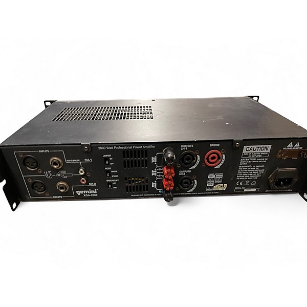 Used 2010s Gemini XGA-2000 Guitar Power Amp