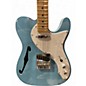 Used Firefly Thinline Blue Hollow Body Electric Guitar
