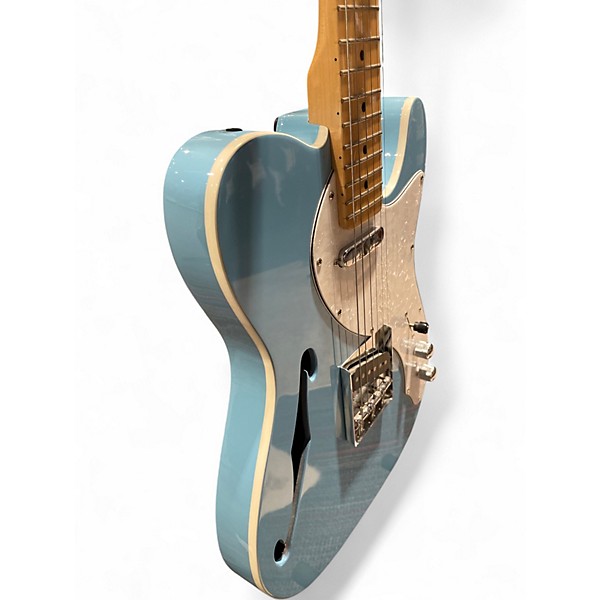 Used Firefly Thinline Blue Hollow Body Electric Guitar