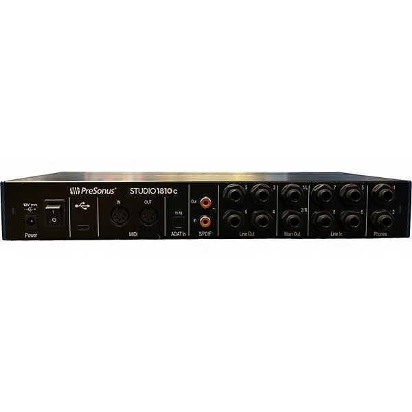 Used PreSonus Studio 1810c USB-C 18x8 Audio Interface