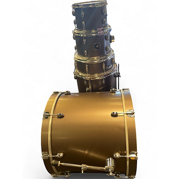 Used Gretsch Drums 5 Piece Energy Gunmetal Gray Drum Kit