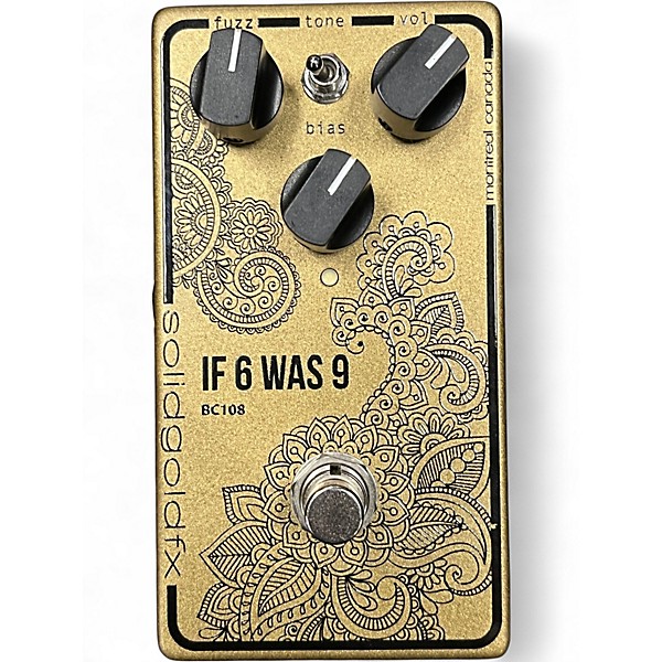 Used SolidGoldFX BC108IF 6 WAS 9 Effect Pedal