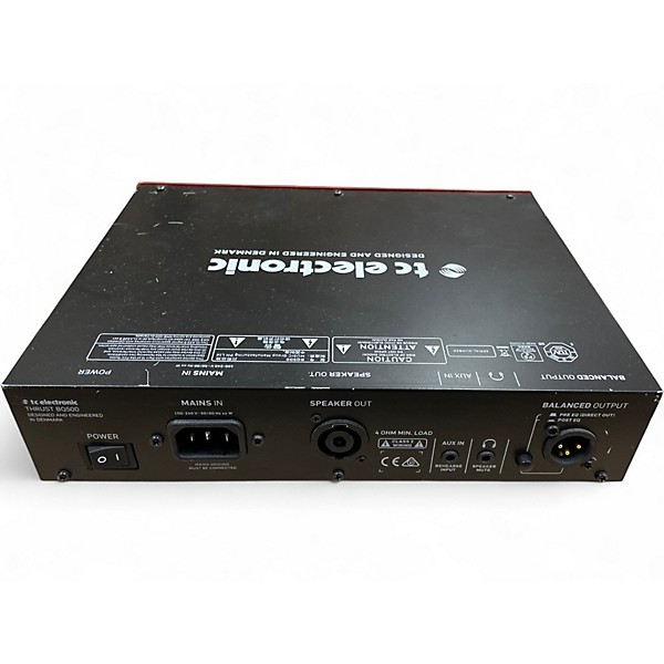 Used 2010s TC Electronic BQ500 500W Bass Amp Head