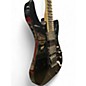 Used Jackson DK2 Dinky Flame Inlays Black Solid Body Electric Guitar