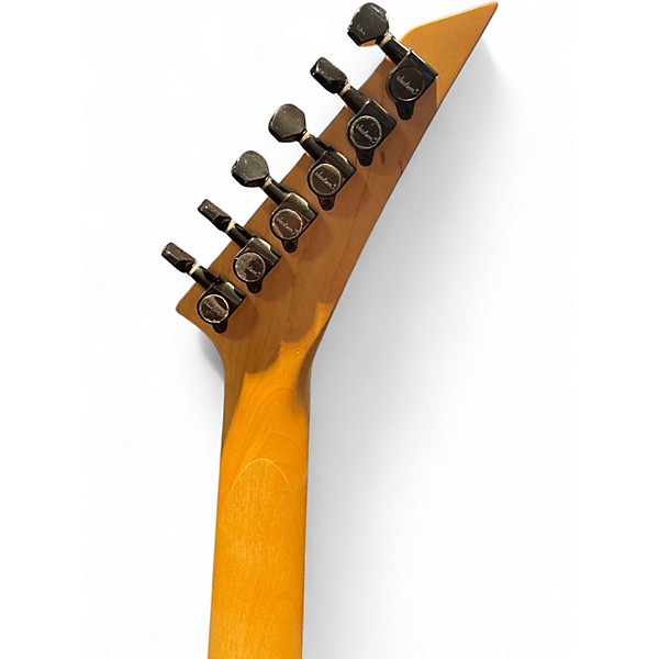 Used Jackson DK2 Dinky Flame Inlays Black Solid Body Electric Guitar