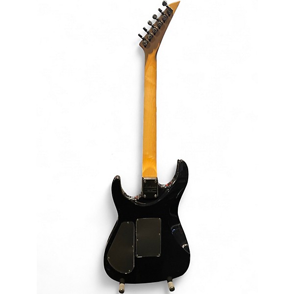 Used Jackson DK2 Dinky Flame Inlays Black Solid Body Electric Guitar