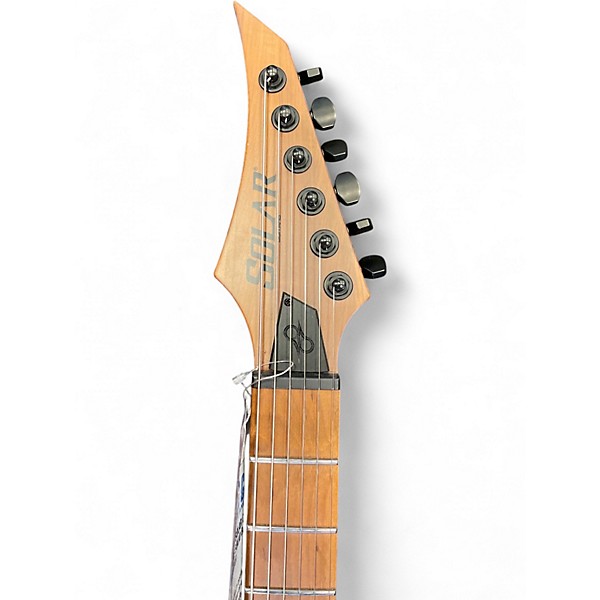 Used Solar Guitars ab1 6hmbl Blue Solid Body Electric Guitar