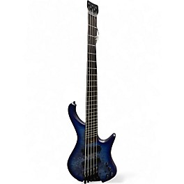 Used Ibanez EHB1505MS Blue Burst Electric Bass Guitar